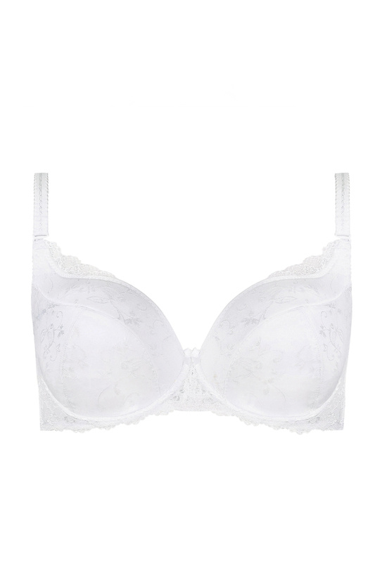 Linda padded bra with lace white