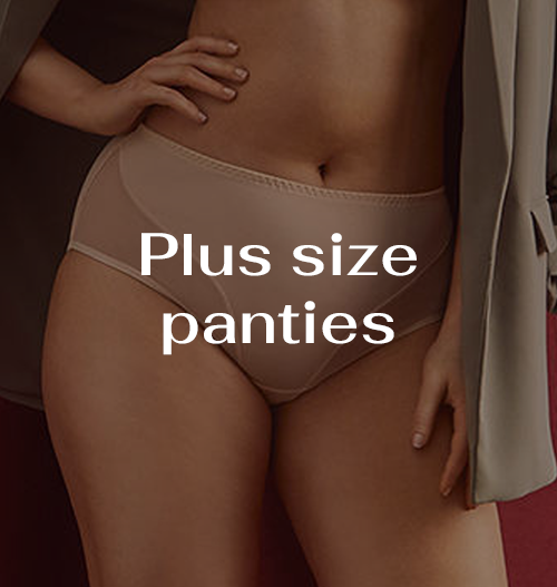 Plus size panties