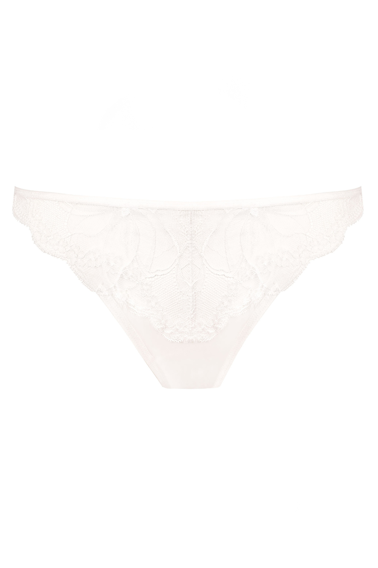 Charlize soft lace thong cream