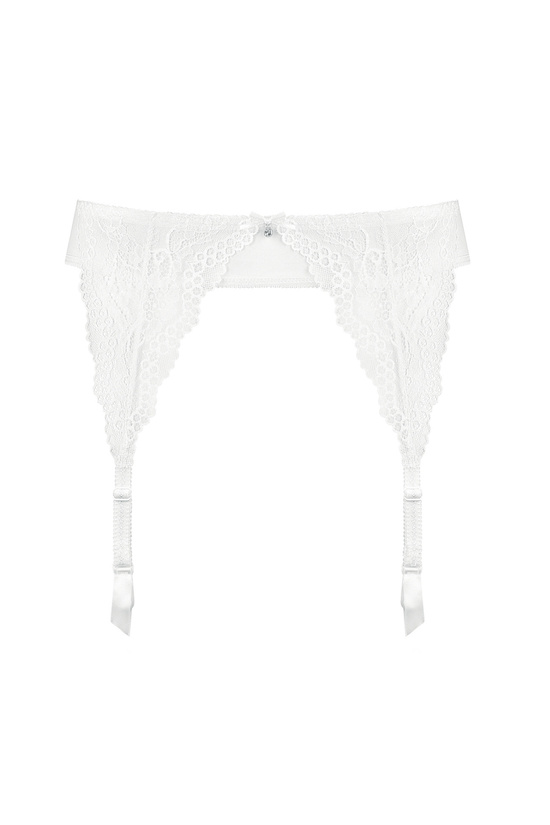 Gorteks Scarlet lace garter belt white white Classic collection