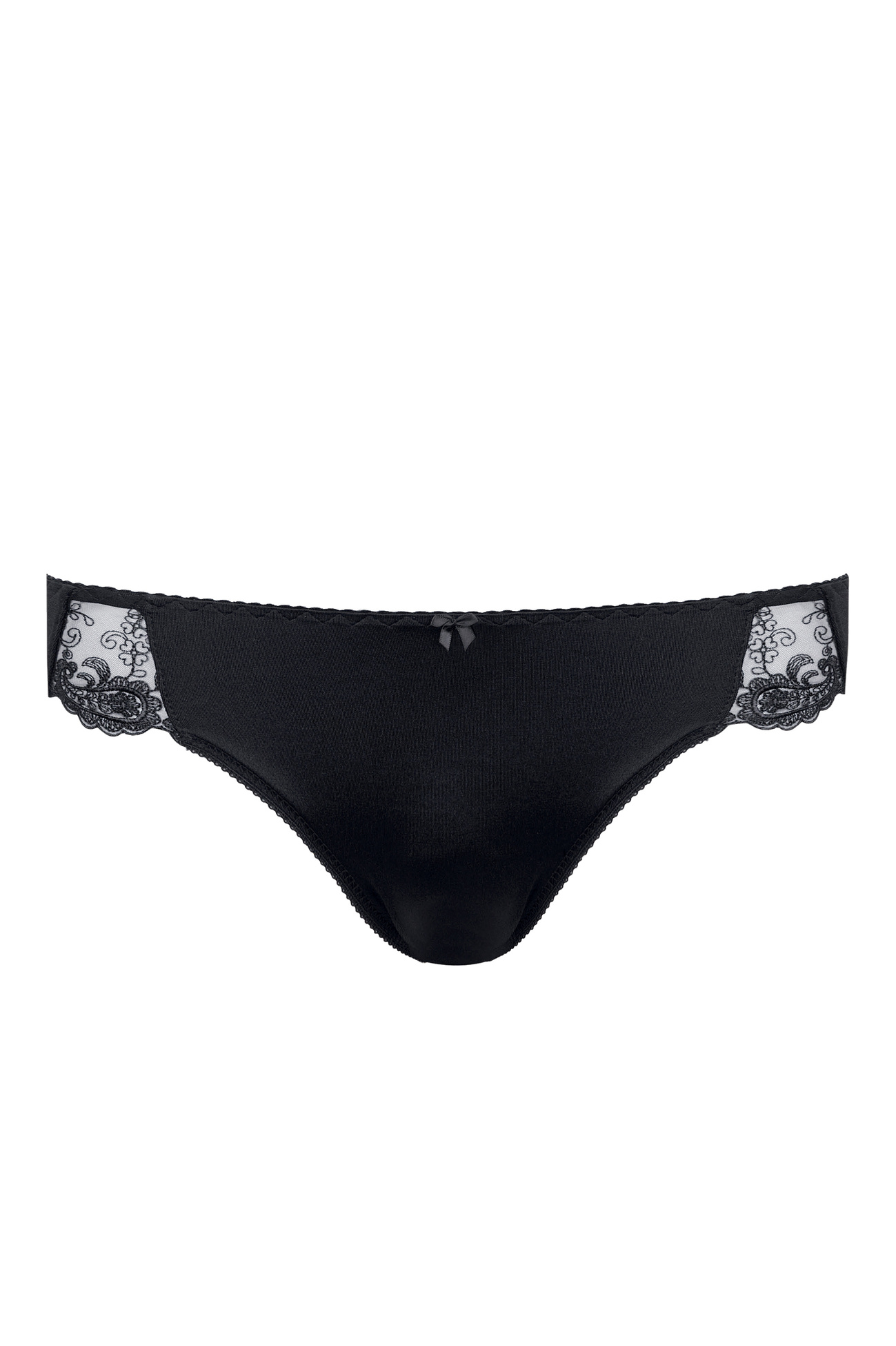 Yvette embroidered panty black