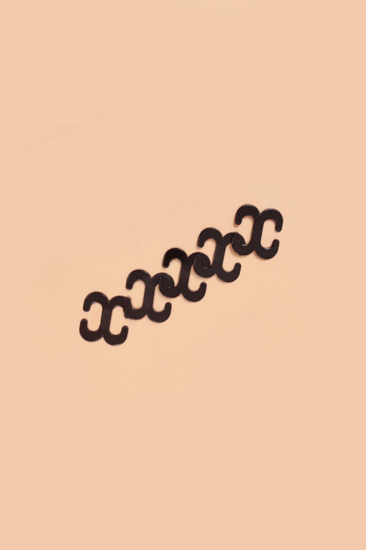 Gorteks Bra straps clips black black