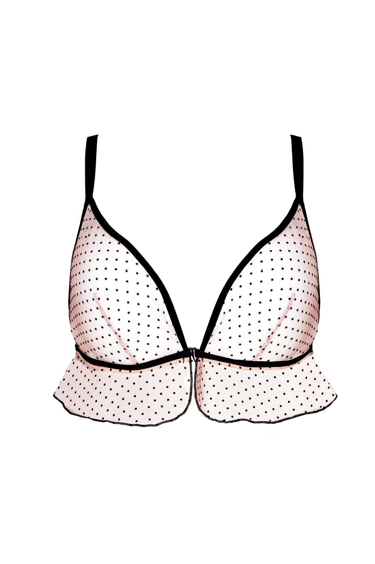 Polka dot sales bralette