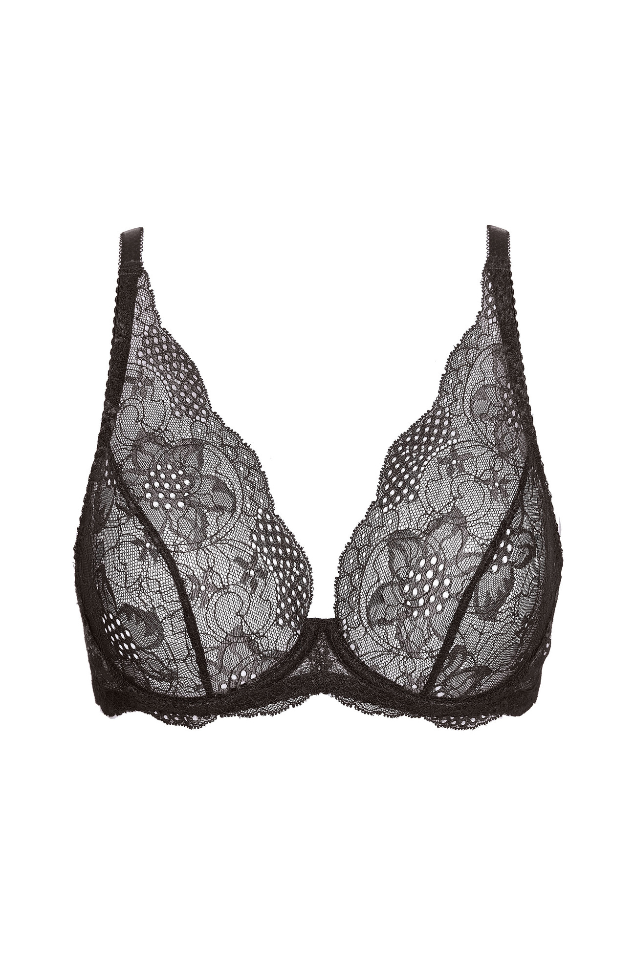 Gorteks Pepper lace soft bra black Springsummer 2023 collection