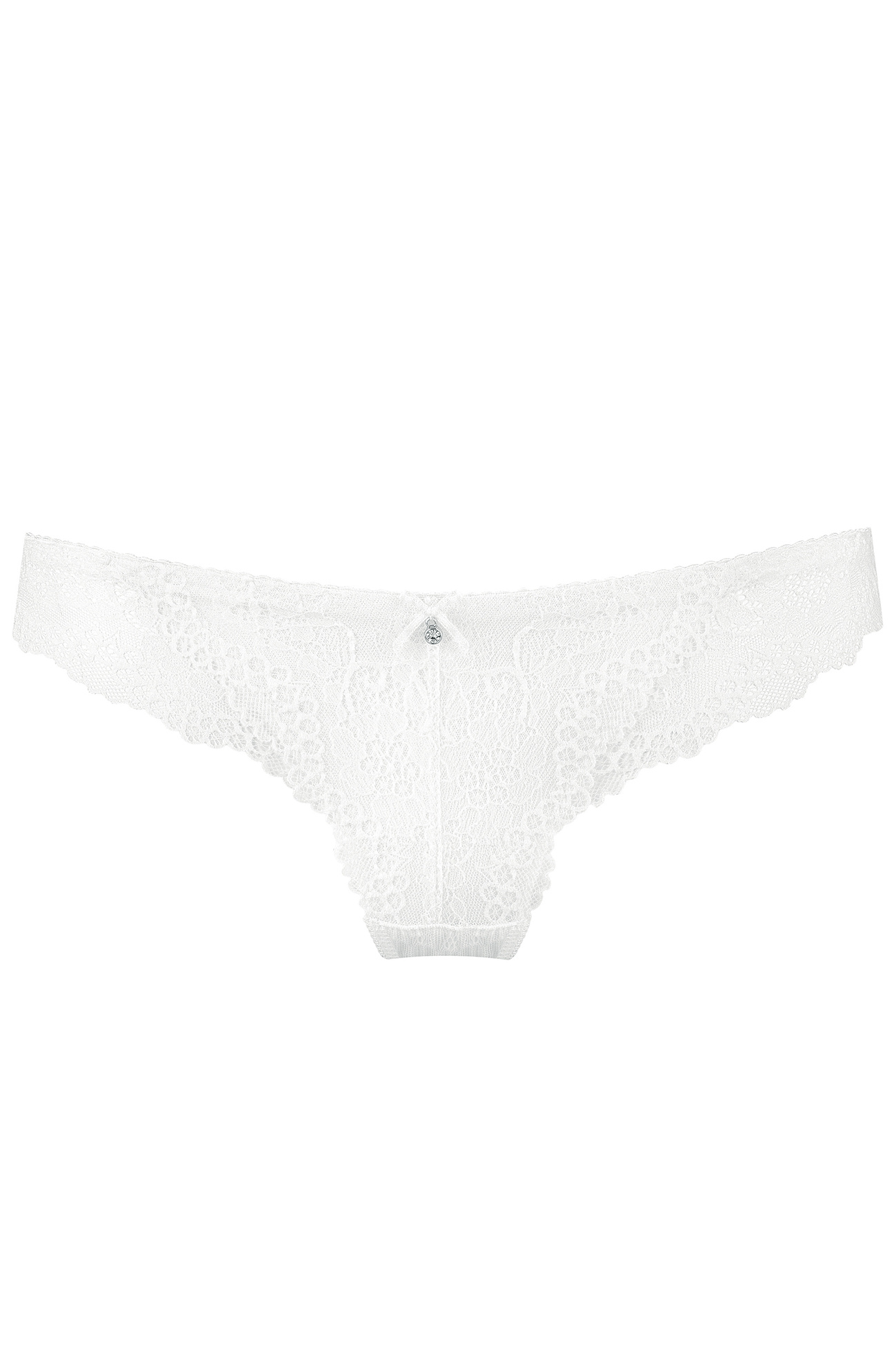 Gorteks Scarlet lace thong white white Classic collection