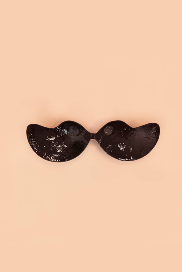 Gorteks Self-adhesive bra mango shape black