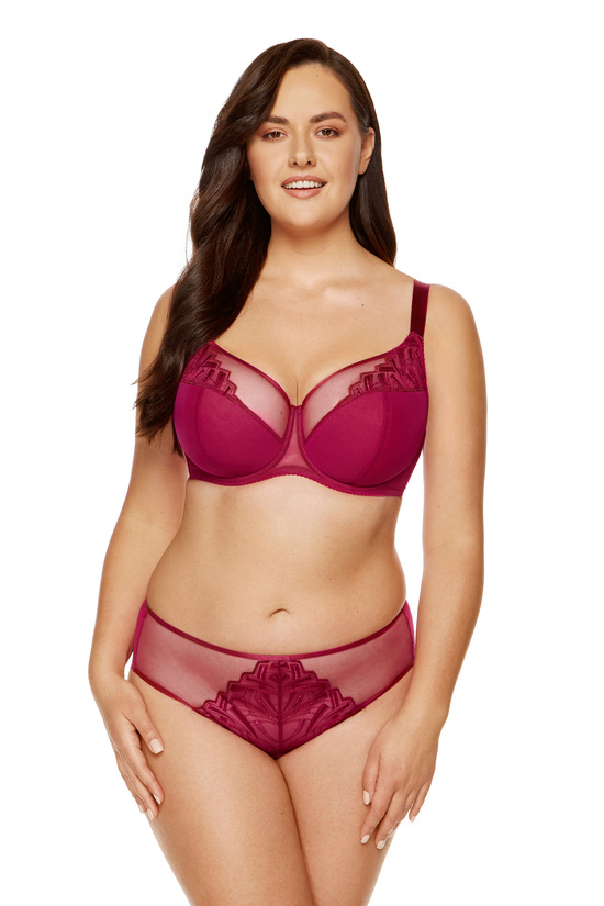 Angel half padded bra with embroidery