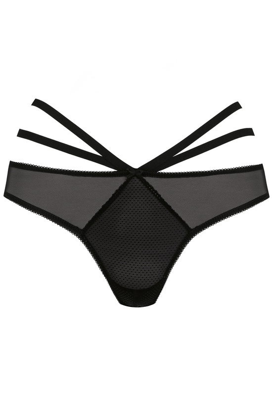 Celine thong with straps black