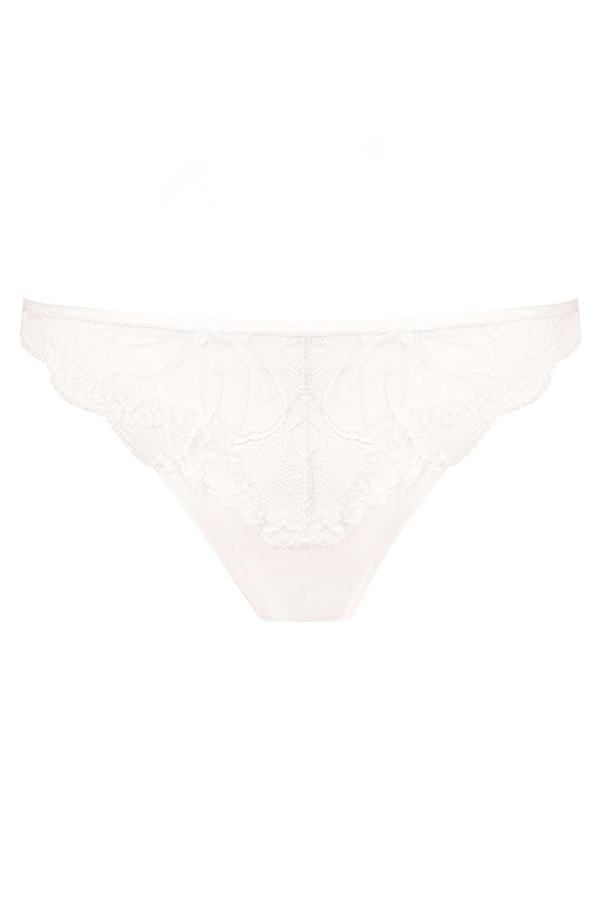 Charlize soft lace thong cream