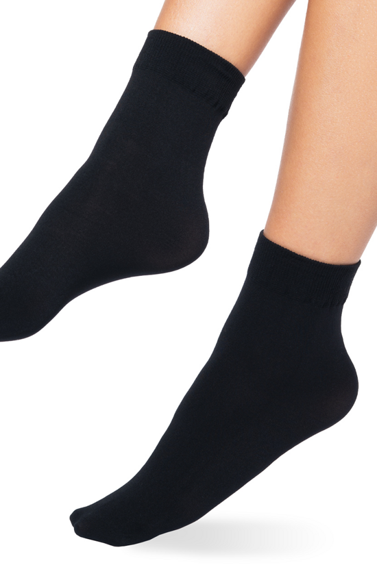 Microfibre socks 60 DEN black