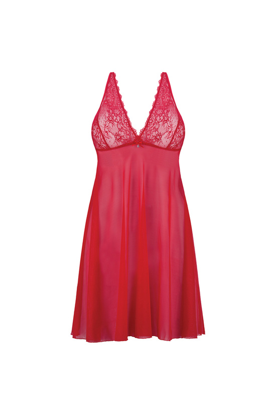 Scarlet lace camisole red