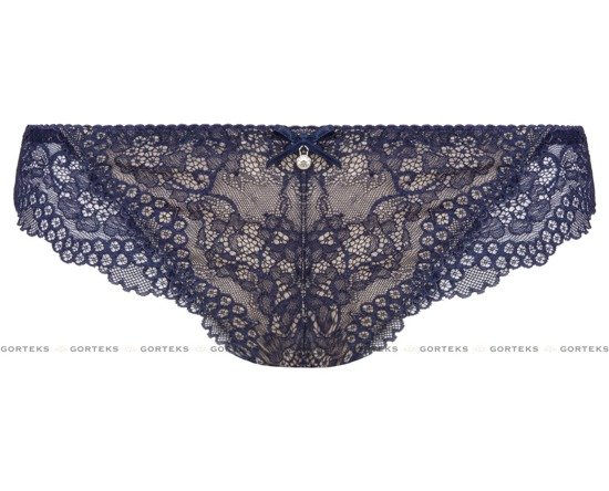 Scarlet lace panty with decoration