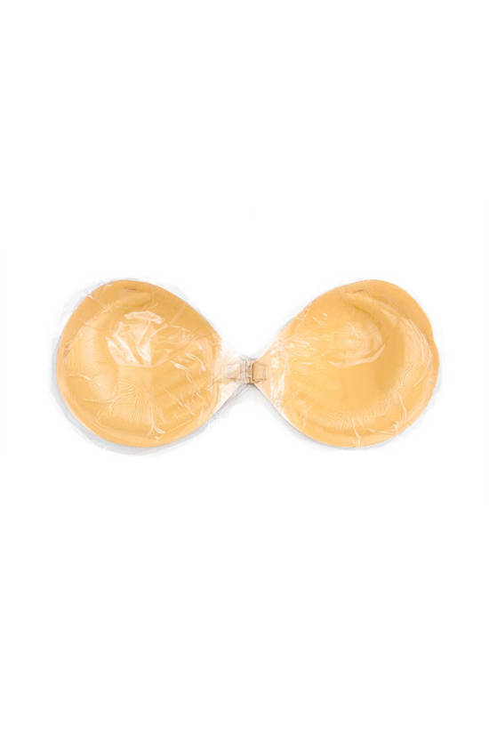 Self-adhesive bra with strap
