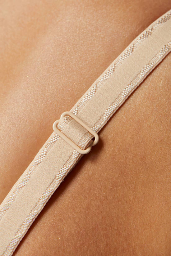 Zara smooth padded bra beige