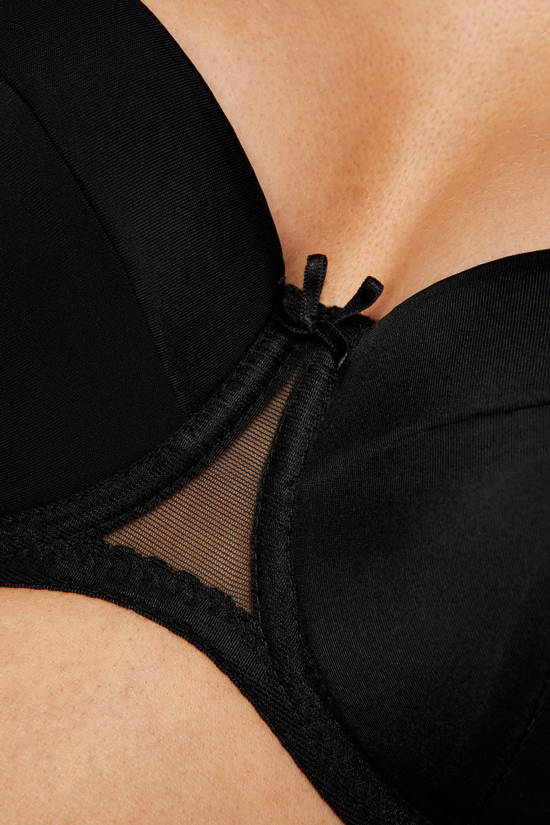 Zara smooth padded bra black