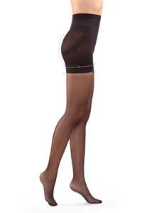 High-waist slimming tights 20 DEN black