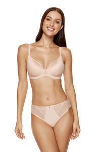 Madlene smooth padded bra beige