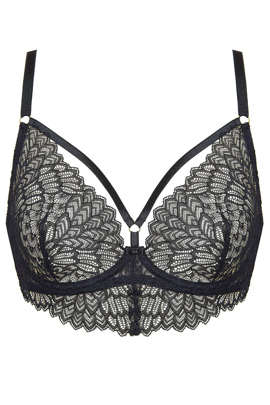 Celeste soft bra with decorative stripes