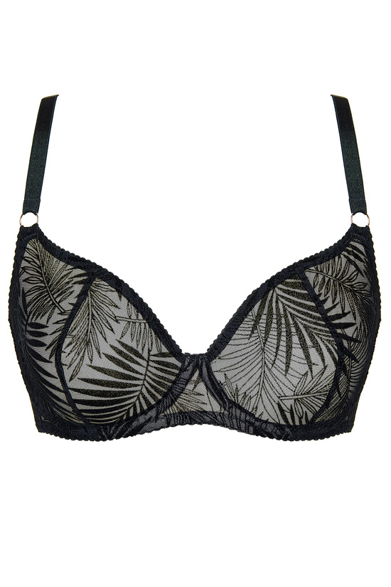 Mare soft bra with palm tree pattern