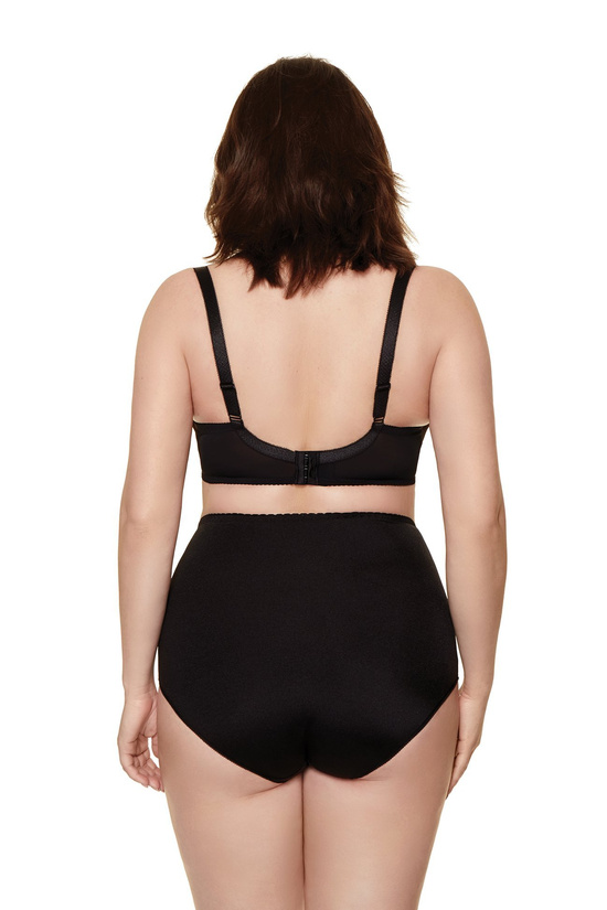 Onyx soft embroidered bra black