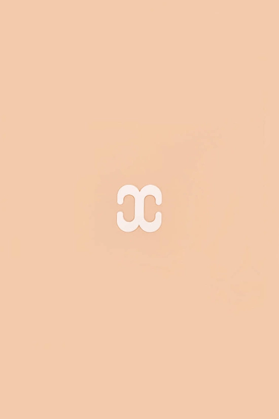 Klips ściągający ramiączka biały