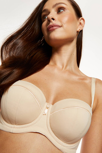 Bona padded bra with removable straps