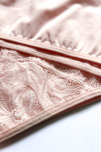 Emilia cotton panty with lace back triple pack