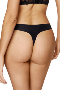 Blanca seamless thong with lace back triple pack
