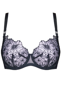 Noire soft bra black