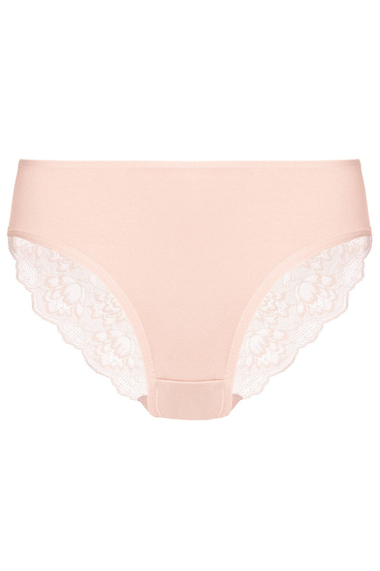 Emilia cotton panty with lace back triple pack