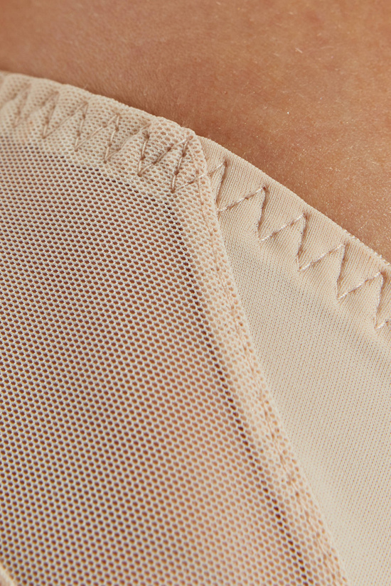 Zara brazilian thong beige