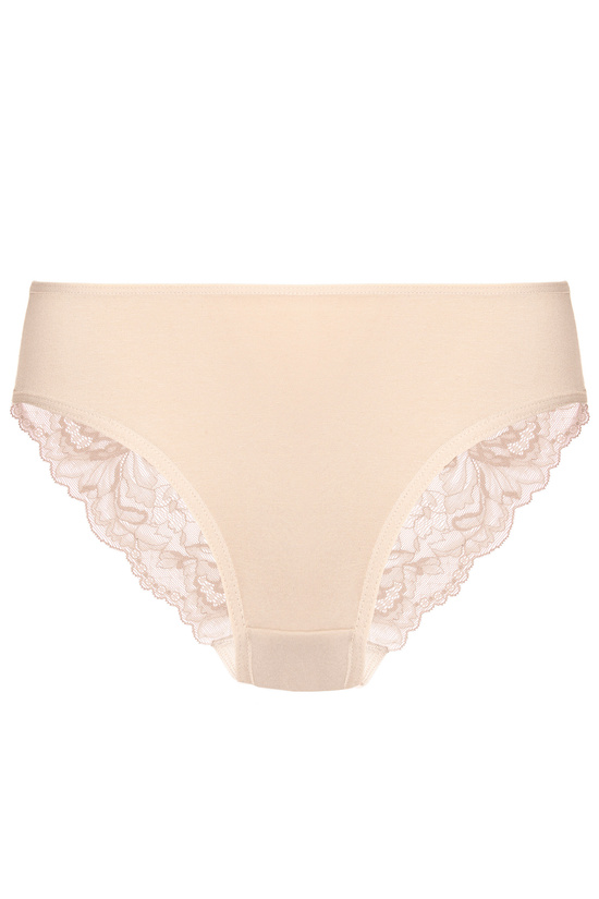 Eliza cotton panty with lace back triple pack