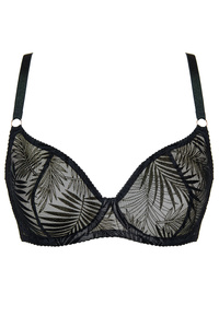 Mare soft bra with palm tree pattern
