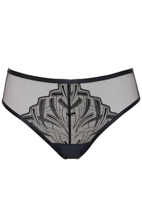 Angel embroidered panty black