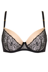 Fleur embroidered soft bra