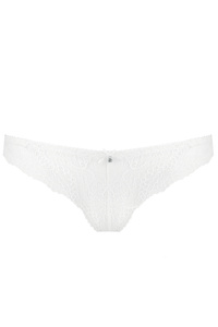 Scarlet lace panty with decoration