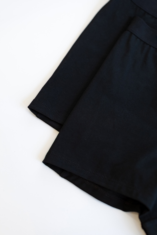 Cotton Men’s Boxer Briefs Black Basic 3-Pack