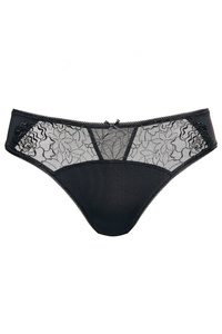 Pamela embroidered panty black