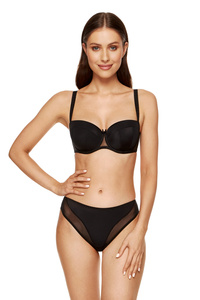 Zara smooth padded bra black