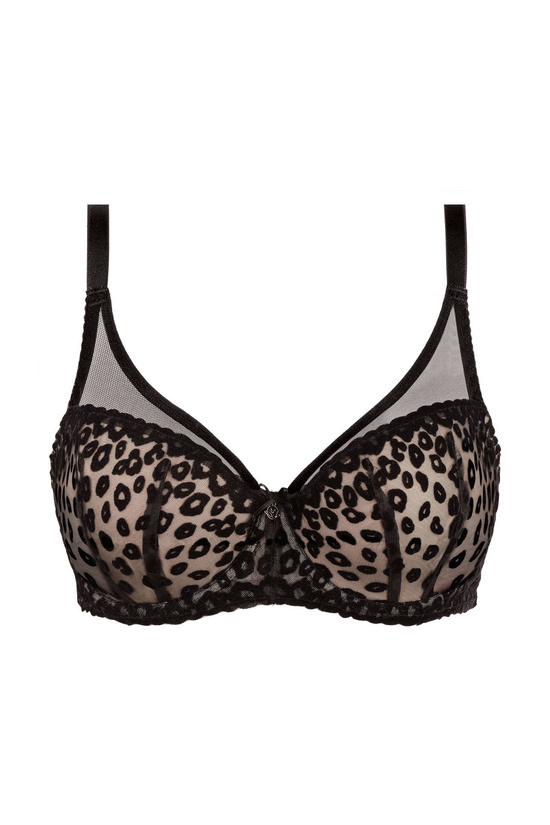 Melanie padded bra leopard pattern