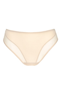Zara brazilian thong beige