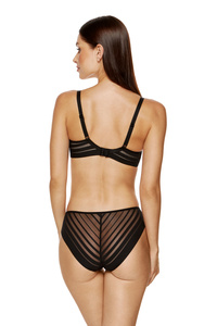 Luna smooth padded bra black