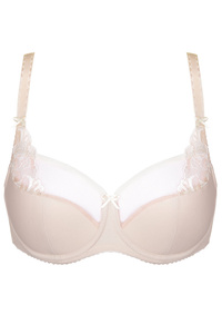 Egerie embroidered half padded bra