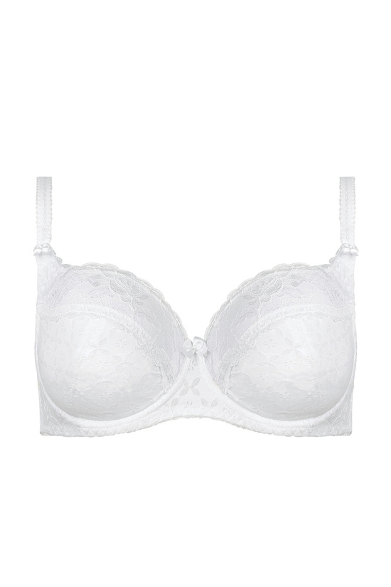 G-246 jacquard padded bra white