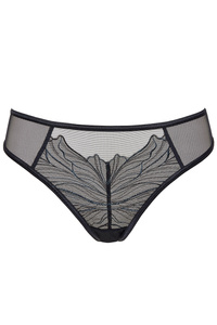 Aurora thong with shiny embroidery