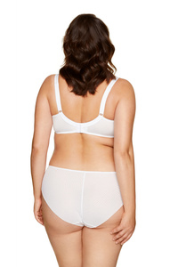 Pamela embroidered soft bra white