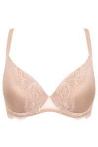 Kiara moulded cup bra with lace