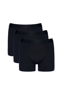 Cotton Men’s Boxer Briefs Black Basic 3-Pack