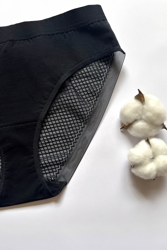 Emma panty with lace back triple pack