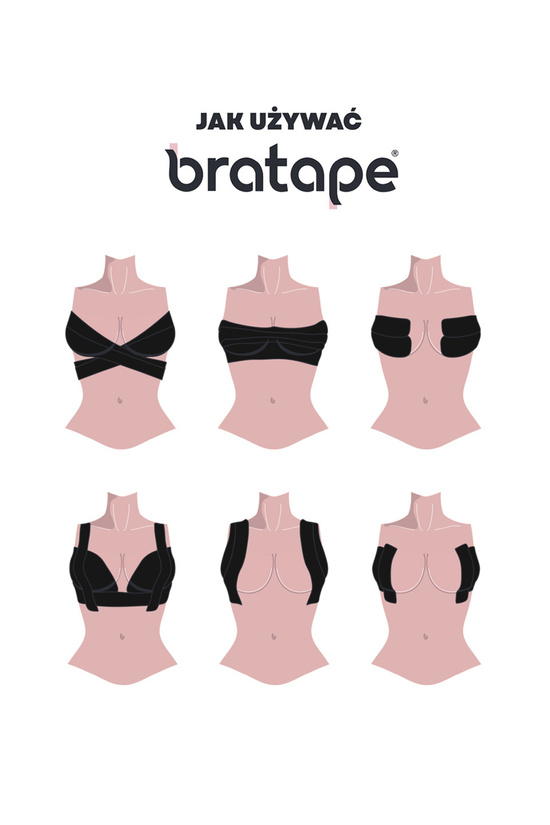 Bust modeling tape BRA TAPE